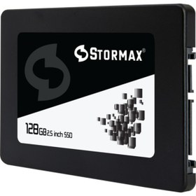 Resim stormax 128GB SSD 2,5" Sata3 550-530MB/S Black SERI-SMX-SSD30BLCK/128G 