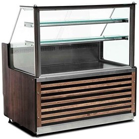 Resim Empero EMP.VT.D.160.S Plüton Düz Cam Et ve Meze Teşhir Vitrini 160x87x135 CM 