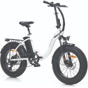 Resim Corelli Vonıq Rım 20 Jant Elektrikli Bisiklet Katlanır Fat Bike Beyaz 