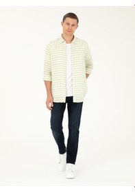Resim Cacharel Açık Lacivert Slim Fit Pamuk Karışımlı Jean Pantolon 