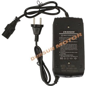 Resim 48V 20Ah Elektrikli Bisiklet Şarj Cihazı Aleti Charger Fanlı 