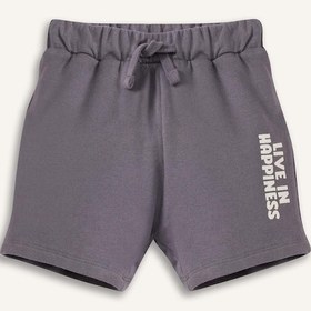 Resim Defacto Erkek Bebek Baskılı Esnek Belliı Şort E1018a525smgr452 Gri 