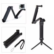 Resim Gplus EKEN H9 H9R H8R V8s 3 Yollu Monopod 5GPRAFAEM001 3 Way Selfie 