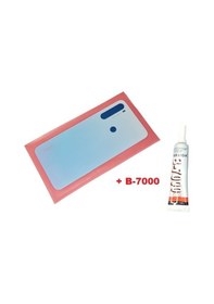 Resim Tkgz Xiaomi Redmi Note 8 Arka Kapak Cam+b-7000 Beyaz 