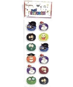 Resim Ticon Sticker 3D Kirpi 
