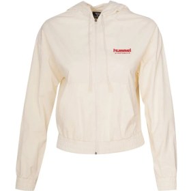 Resim hummel Samba Zip Hoodie 922498-9157 Krem Kadın Fermuarlı Hoodie 