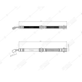 Resim SVAC 800152 Ön Sol Fren Hortumu Trajet 01-08 