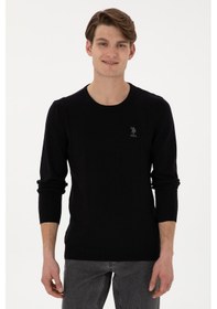 Resim U.s. Polo Assn. Erkek Siyah Kazak /triko 50288880-vr046 Siyah 