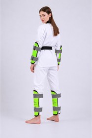 Resim Titan Sport Titan Spor Taekwondo, Kick Boks, Karate, Savunma Sporları Kol Kaval Koruyucu Neon Yeşil Özel Model 