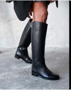 Resim PELİN'İN AYAKKABILARI JENGA SİYAH DERİ ÇİZME 