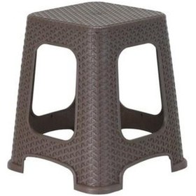 Resim Luna Galleon Design Star Rattan Büyük Tabure Kahverengi 