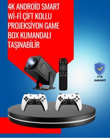 Resim Genel Markalar 1.5 KG Ağırlığında, 4500 Retro Oyunlu Multimedya Projektör 