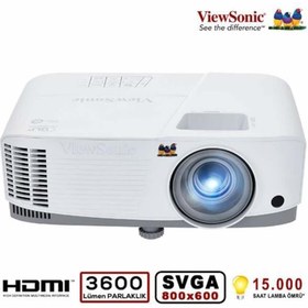 Resim ViewSonic Pa700s Dlp Svga(800X600) 4500al 2xhdmı 1xvga 12.500:1 3w Hoparlör Projeksiyon 
