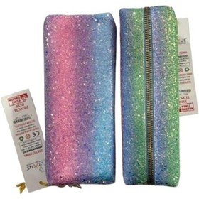 Resim Unicus Rainbow Megashine Kum Sim Kalem Çantası Uncs-1149 Karışık - 1 Adet Çok Renkli 