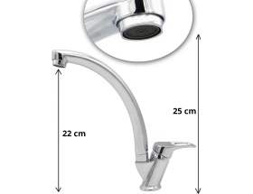 Resim Taida 3’lü Mix Batarya Musluk Seti Sıcak Soğuk Su Girişli Banyo Bataryası Kuğu Model Mutfak Lavabo Bataryası Musluk 