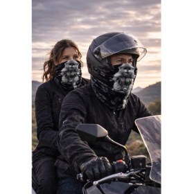 Resim Colizon Unisex Motosiklet Maskesi Bandana - Uv Korumalı Termal Outdoor Boyunluk-Buff 