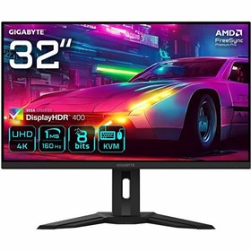 Resim Gigabyte M32UP 31.5" 160 Hz 1 MS HDMI + DP + USB-C HDR UHD FreeSync IPS Vesa Monitör 
