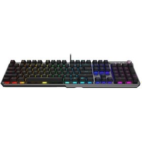 Resim Msı Strıke 600 Kailh Midnight Pro Silent RGB Oyuncu Q Klavye 