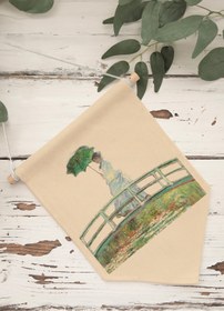 Resim Balkon Duvar Dekoru, Pinterest Oda Dekoru, Sanat Serisi, Kanvas Flama Askılı Duvar Örtüsü NO:432 - Renkli - 22 / 21 x 30 