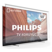 Resim Philips Uyumlu 50PUS7906 Tv Ekran Koruyucu - Philips Uyumlu 50" inç 126 Tv Ekra 