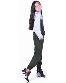 Resim Fyk Kids Snow Fashıon Baskılı Kız Eşofman Takımı Haki Yeşil Haki 