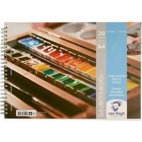 Resim Van Gogh Suluboya Bloğu 300 Gr - A4 - 20 Yaprak Spiralli 