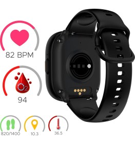 Resim Hepta Collection Wiky Watch 5 Çocuk Akıllı Saat - Görüntülü Arama, Gps, Sos, Sağlık Takibi, Güvenli Alan (Siyah) 