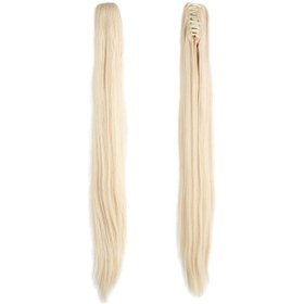 Resim Tokalı Düz At Kuyruğu / Platin - Aysc-463018 Karışık - Çok Renkli 