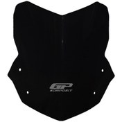 Resim Gp Kompozit Yamaha Mt-09 2013-2016 Uyumlu Ön Cam Siyah 34cm 