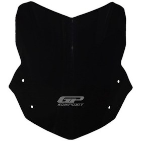 Resim Gp Kompozit Yamaha Mt-09 2013-2016 Uyumlu Ön Cam Siyah 34cm 
