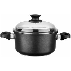 Resim Leggno Döküm Derin Tencere 20 CMIndüksiyonlu Siyah 