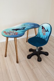 Resim Popcorn Kids Scuba Özel Kumaş Sandalye (8-14 Yaş) 