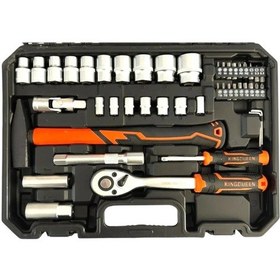 Resim Model 58 Parça Lokma Anahtar Takımı 1-2 Ve 1-2 El Aletleri Seti 58 Parça 