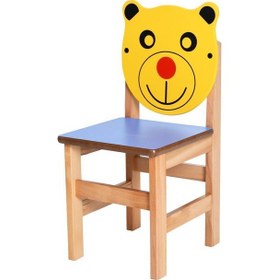 Resim Sandalye Ayıcık Mavi 