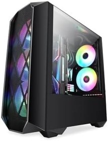 Resim Lunatic Orkinos Mesh Panel Dikey Ekran Kartı Takılabilen 4 Full RGB Fanlı ATX Bilgisayar Kasası 