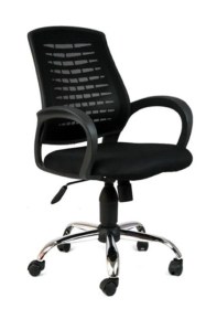 Resim Clk Home Ergonomik Bilgisayar Sandalye Fileli Siyah Ofis Büro Çalışma Koltuğu Siyah 