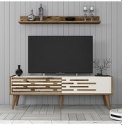 Resim Variant Valensiya 140cm Tv Ünitesi - Ceviz / Krem 