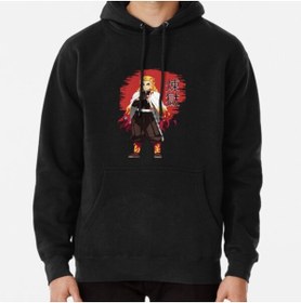 Resim GALASHOP Rengoku Demon Slayer Hoodie Kapşonlu 