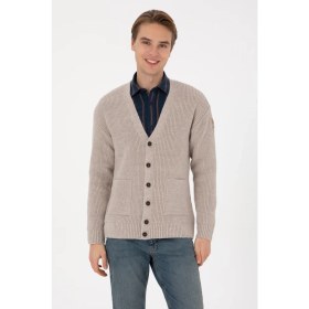 Resim U.s. Polo Assn. Erkek Taş Hırka (Triko) 50314960-VR049 