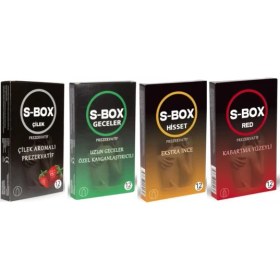 Resim S-Box 4 Adet Karma Prezervatif Seti 