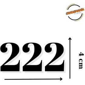Resim Janusmania Manifest Melek Sayıları 222 Ayna Etiket Sticker 