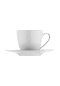 Resim Kütahya Porselen Silvia 6'Lı Kahve Seti . Tük Kahvesi Fincan Takı 