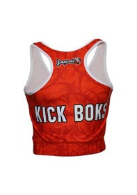 Resim Dragondo Kb1098 Kick Boks Kadın Büstiyer Kick Boxing Büstiyer Kırmızı 