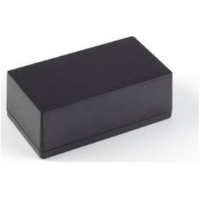Resim Elektronik Proje Kutusu (Ölçüleri: 76X136X50Mm) - Siyah 