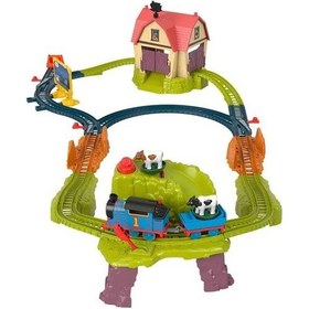 Resim Thomas Ve Arkadaşları Özel Çiftlik Oyun Seti Pilli Thomas Tren Motorlu Thomas Tren Oyun Seti 