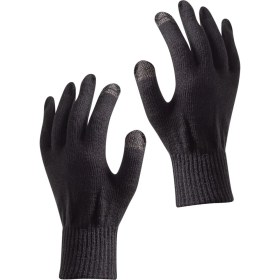 Resim Oil Company Unisex Soft Parmak Touch Siyah Eldiven, Rüzgar Geçirmez Özellik ve Akrilik Kumaş ile Yüksek Konfor 