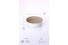 Resim Neoflam Fika Bej 26 cm Fırın Tepsisi 