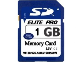 Resim Elite Pro 1 GB SD Hafıza Kartı 4K Video Desteği ve Yüksek Okuma Yazma Hızı 
