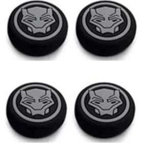 Resim Beboncool Black Panter Gri Xbox One-Xbox S-Xbox x Ps4 Ps5 Analog Koruyucu Silikon Pad 