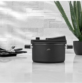 Resim Jumbo Force Fusion Siyah Hızlı Pişirici 6 Lt Siyah 